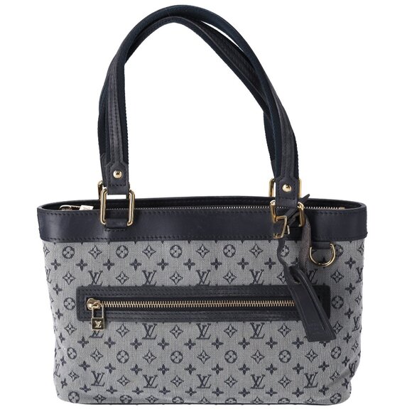 Louis Vuitton Lucille PM Tote Monogram Mini Lin M92676 Blue - Picture 1 of 7